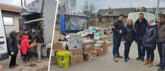 Pomoc dla Ukrainy od mieszkańców Wieliczki dostarczona