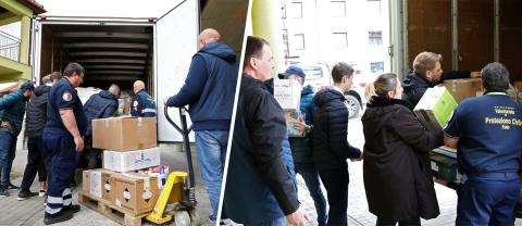 Pomoc z partnerskiego miasta Fano dla Ukrainy