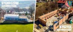 Budowa sal gimnastycznych w Byszycach i Sygneczowie