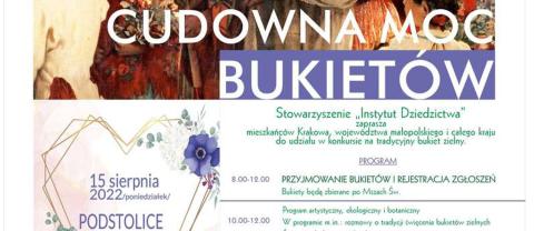 Konkurs "Cudowna moc bukietów" w Podstolicach