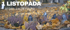 Zmiana organizacji ruchu w Dniu Wszystkich Świętych