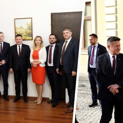 Wizyta Ambasadora Rumunii Cosmin Onisii w Wieliczce