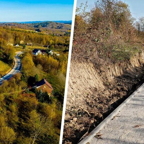 Budowa chodnika w miejscowości Jankówka