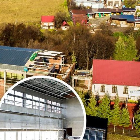 Budowa hali sportowej w Byszycach