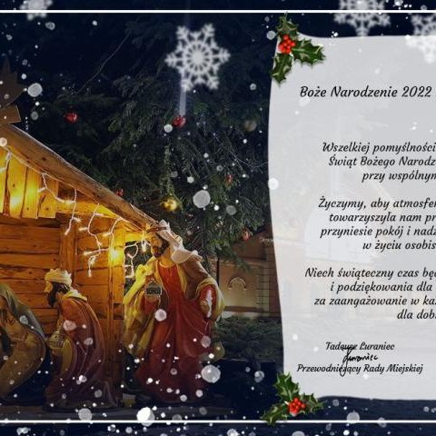 Życzenia Bożonarodzeniowe 2022