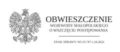 Obwieszczenie Wojewody Małopolskiego