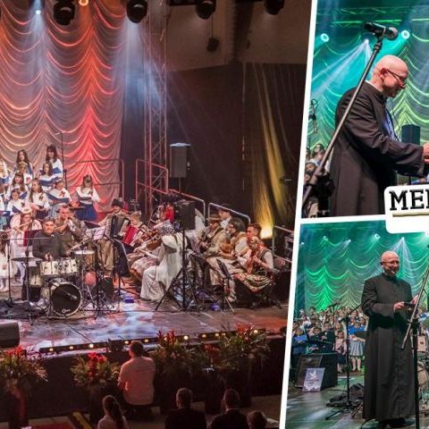 Wręczenie Medali Dobroci dla Włodzimierza Hartabusa i Elżbiety Sikory