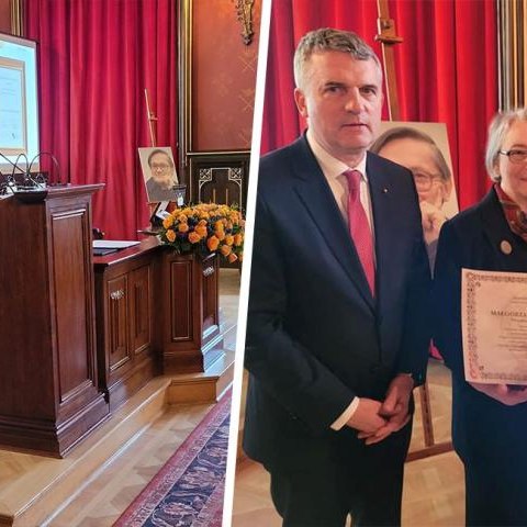 Nagroda im. Ks. Stanisława Musiała SJ w CN Uniwersytetu Jagiellońskiego dla Małgorzaty Międzobrodzkiej