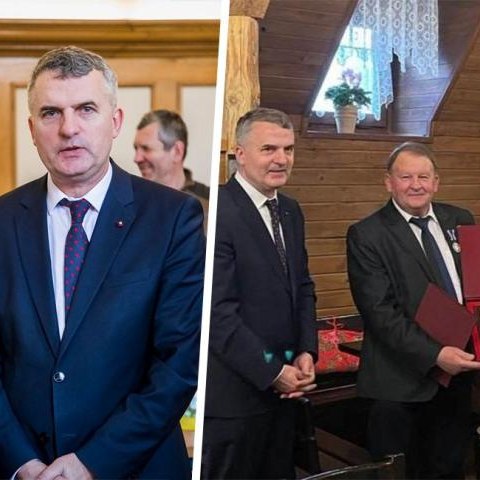 Odznaki Honorowe za wieloletnią pracę odchodzącym na emeryturę pracownikom UMiG Wieliczka