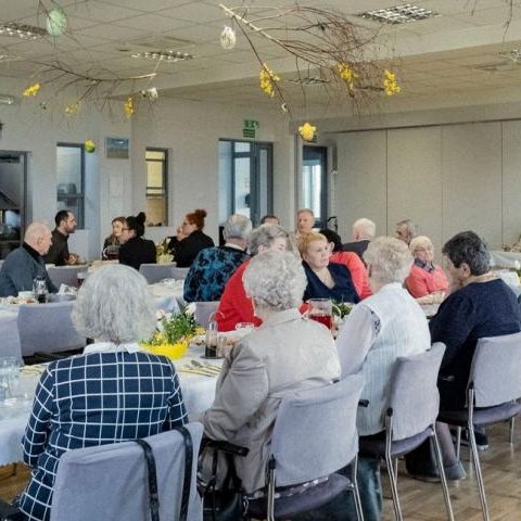 Świąteczne spotkanie w Domu Milosierdzia na Campus Misericordiae w Brzegach Wieliczka