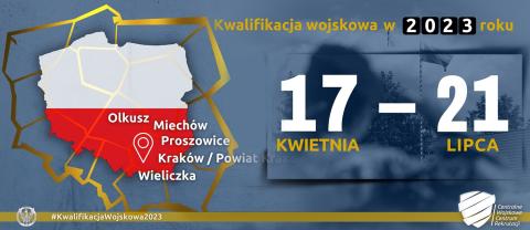 Informacja dotycząca kwalifikacji wojskowej w roku 2023