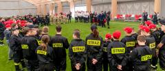 Zawody Młodzieżowych Drużyn Pożarniczych w nowej hali przy SP6 w Wieliczce