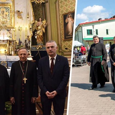 Dwóch Arcybiskupów w Wielickim Centrum dla Uchodźców modliło się o pokój