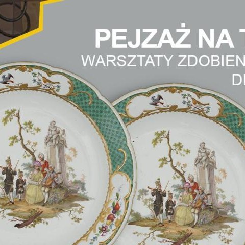 "Pejzaż na talerzu" – warsztaty zdobienia porcelany dla każdego
