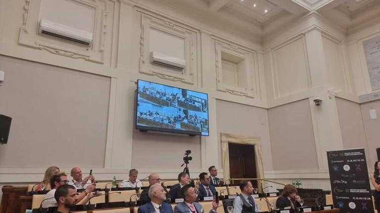 burmistrz Wieliczki Artur Koziol podczas World Changers Summit w Watykanie 2023 1.jpg