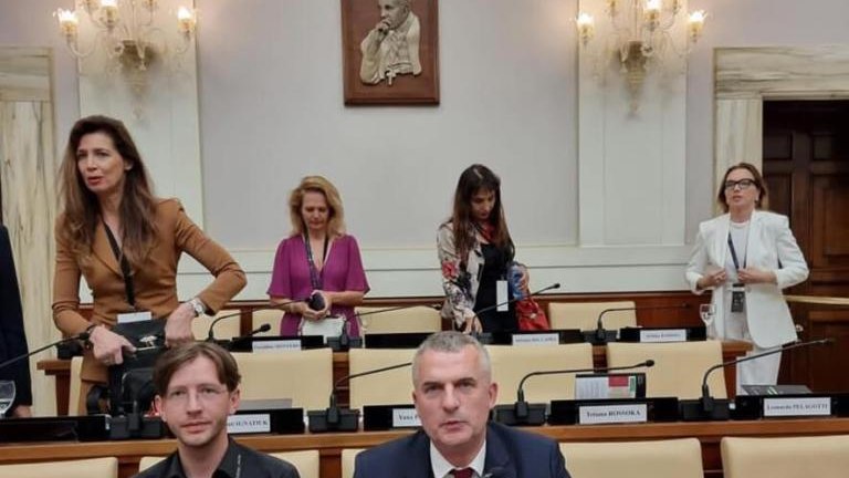 burmistrz Wieliczki Artur Koziol podczas World Changers Summit w Watykanie 2023 11.jpg