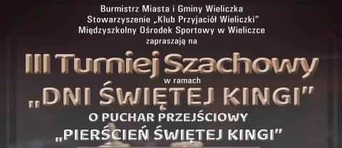 III Turniej Szachowy o „Pierścień Świętej Kingi”