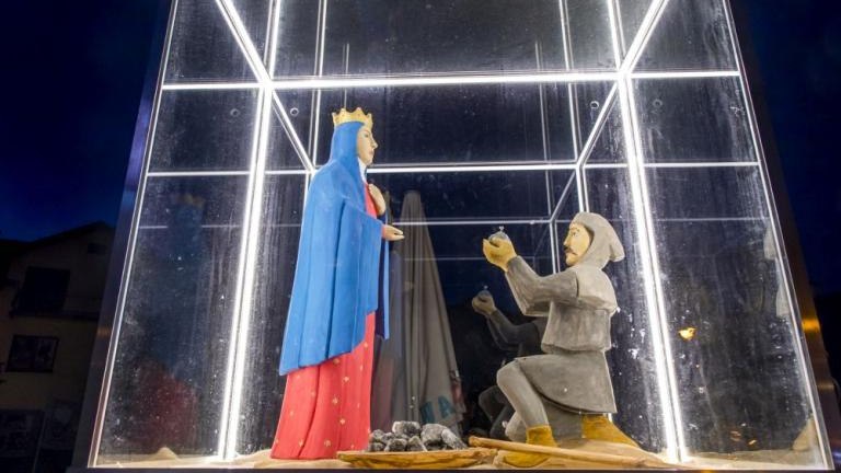 Swieta Kinga patronka gornikow solnych na Trakcie Solnym Wieliczka-001.jpg