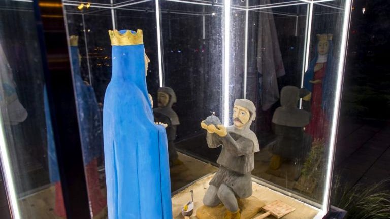 Swieta Kinga patronka gornikow solnych na Trakcie Solnym Wieliczka-013.jpg