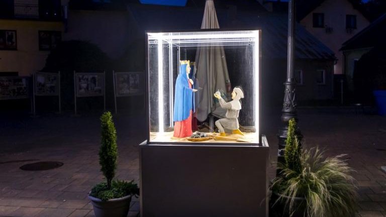 Swieta Kinga patronka gornikow solnych na Trakcie Solnym Wieliczka-015.jpg