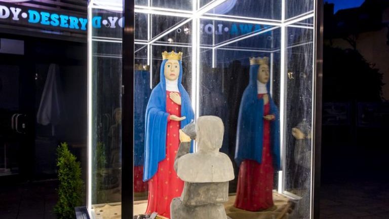 Swieta Kinga patronka gornikow solnych na Trakcie Solnym Wieliczka-016.jpg