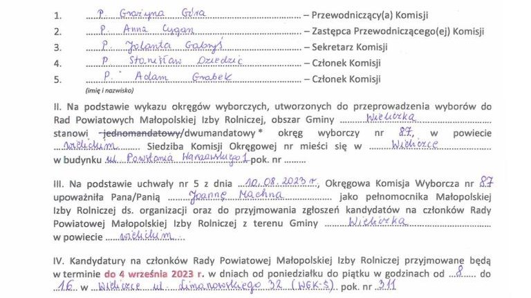 wybory do Rad Powiatowych Malopolskiej Izby Rolniczej 2023.jpg