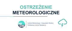 Ostrzeżenie meteorologiczne - burze