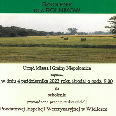Szkolenie dla rolników