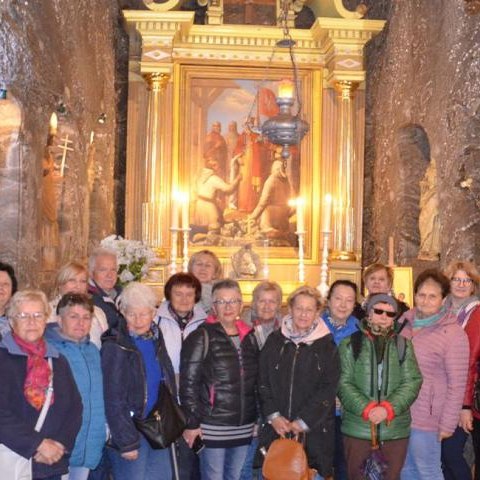 Wieliczanie ze Stowarzyszenia „Klub Przyjaciół Wieliczki w Kopalni Soli „Bochnia”