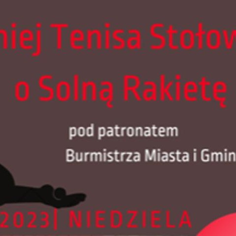 Turniej Tenisa Stołowego pod patronatem Burmistrza Miasta i Gminy