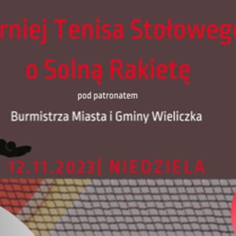 Za nami pierwsze spotkanie w ramach 9 Turniej Tenisa Stołowego “O solną rakietę”