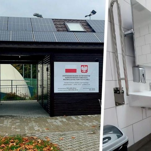 Orlik przy „Solnym Mieście” z nowoczesnym zapleczem sanitarno-szatniowym