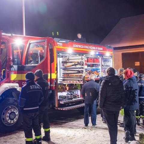 Nowy samochód pożarniczy dla OSP Grabie