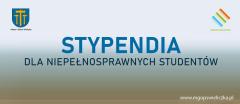 Stypendia dla niepełnosprawnych studentów