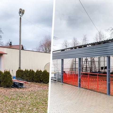 Remont budynku LKS Kokotów oraz zagospodarowanie terenu wokół