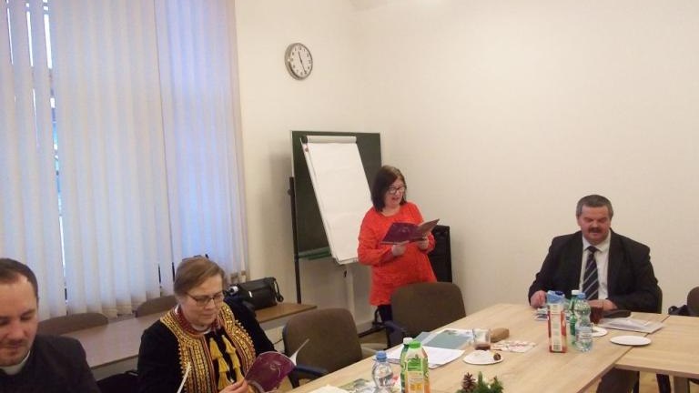msza sw w kosciele Karmelitow dla MZRTK i spotkanie oplatkowe w bibliotece publicznej przy Rajskiej-012.jpg