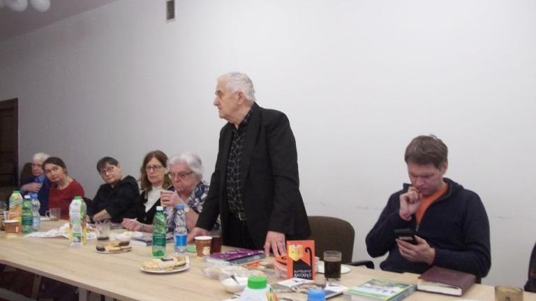 msza sw w kosciele Karmelitow dla MZRTK i spotkanie oplatkowe w bibliotece publicznej przy Rajskiej-013.jpg