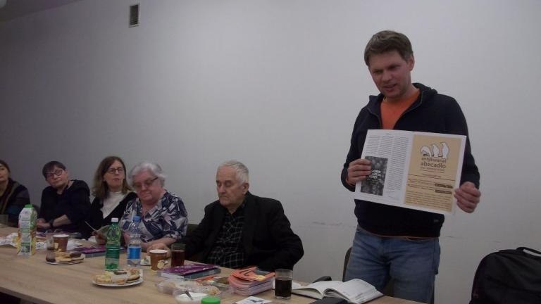 msza sw w kosciele Karmelitow dla MZRTK i spotkanie oplatkowe w bibliotece publicznej przy Rajskiej-014.jpg