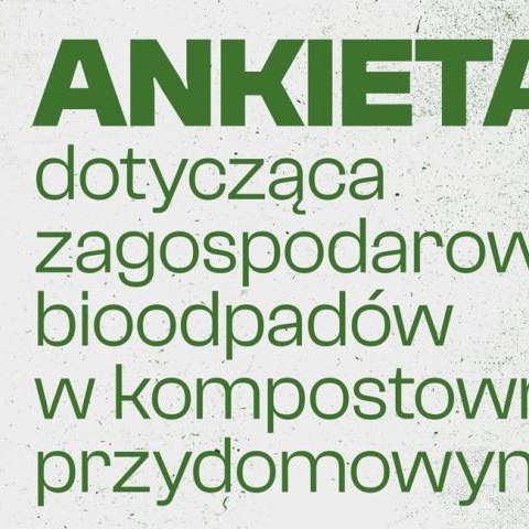 Ankieta dotycząca zagospodarowania bioodpadów w kompostowniku przydomowym