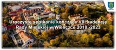 Zaproszenie na uroczyste spotkanie kończące 8. kadencję Rady Miejskiej w Wieliczce 2018 -2023