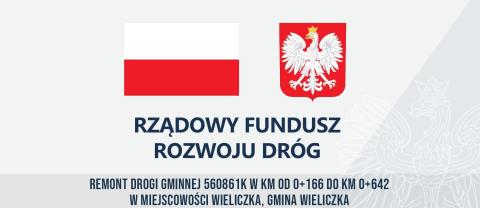 Remont drogi gminnej 560861K w km od 0+166 do km 0+642 w miejscowości Wieliczka, Gmina Wieliczka