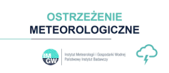 Ostrzeżenie meteorologiczne - silny deszcz z burzami
