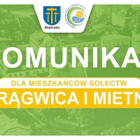 Komunikat dla mieszkańców sołectw Chorągwica i Mietniów