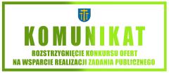 Informacja o rozstrzygnięciu konkursu ofert na wsparcie realizacji zadania publicznego