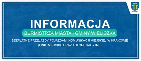 Bezpłatne przejazdy pojazdami Komunikacji Miejskiej w Krakowie