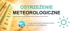 Ostrzeżenie meteorologiczne - upały