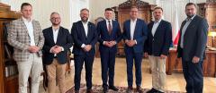 Przedstawiciele Miasta i Gminy Wieliczka z wizytą u nowego Marszałka Województwa Małopolskiego