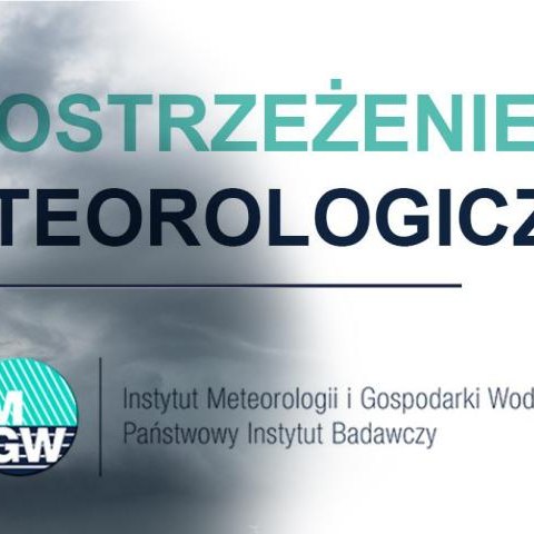 Ostrzeżenie meteorologiczne - burze