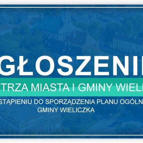 Plan ogólny gminy Wieliczka