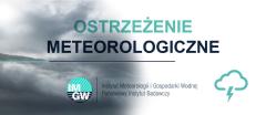 Ostrzeżenie meteorologiczne - burze